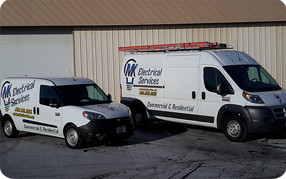 MK Electrical Services - Vans